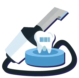 Cerec Step 1: digital scans